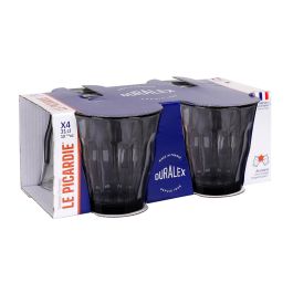 Duralex Set de 4 Vasos Picardie 31 cl Gris (12 Cajas)