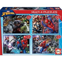 Educa Puzzle Multi 4 Puzzles 50-80-100-150 Piezas Ultimate Spider-Man, 5 a 8 Anos, en Español e Ingles Precio: 13.19384. SKU: B1CS7B76XB
