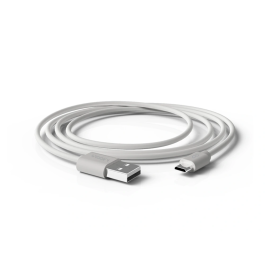 Groovy Cable USB-A a Micro USB 1m Blanco