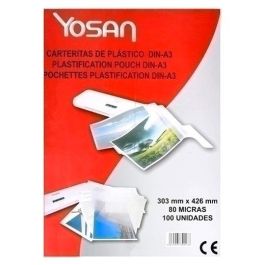 Yosan Fundas De Plastificar 2x80 Micras A3 Brillo Caja 100 Ud Transparente Precio: 12.50000059. SKU: B1JQ5VHT9H