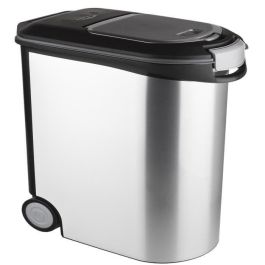 CURVER Recipiente para comida seca 12kg - Aspecto de metal - Blanco Precio: 46.69000017. SKU: B164ZFCS7K