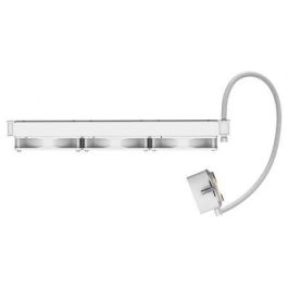 Hiditec LDCR10001 Sistema de Refrigeración Líquida LQ360 Blanco con 3 Ventiladores ARGB 120mm PWM FDB, Compatible Intel LGA 1700 y AMD AM5
