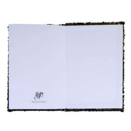 Cerdá Cuaderno Premium Lentejuelas Harry Potter Dorado
