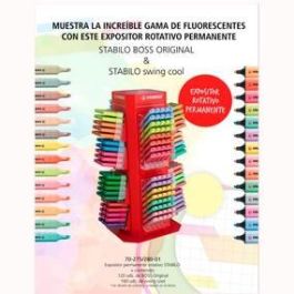 Stabilo Expositor Rotativo Permanente Marcadores Fluorescentes C-Surtidos 120 Ud Boss Original + 160 Ud Swing Cool Precio: 261.49999942. SKU: B1EXALYFS2