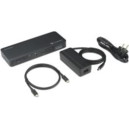 Kensington SD5920T EQ Thunderbolt 4 Docking Station, Conexión Híbrida, Quad 4K, 96W Power Delivery, 4 Pantallas, USB 3.0/3.1, Ethernet, Negro