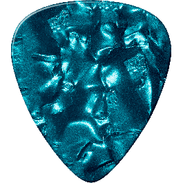 Dunlop Púas Genuine Celluloid Classic Turquesa - Medium Pack 72