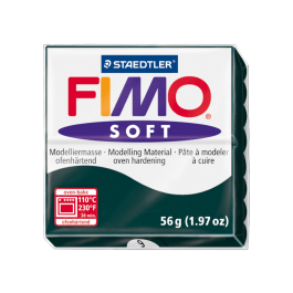 Staedtler Pasta de modelar Fimo Soft 57 gr color Negro