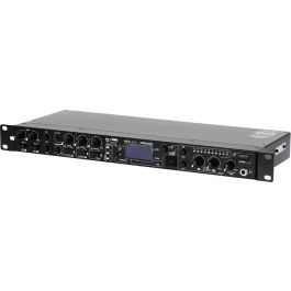 Mezclador Amplificador De 6 Entradas, Usb, Fm, Rackable Mezclador Amplificador De 6 Entradas, Usb, Fm, Rackable