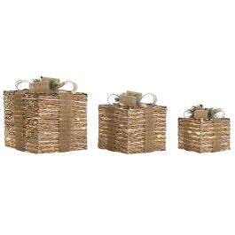 Regalo Navidad Alpina DKD Home Decor Natural 25 x 25 x 25 cm Set de 3 Precio: 62.68999957. SKU: B12B28H9WK