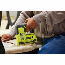 Ryobi AAAOA89485 Grapadora 4V Grapas 6-14mm Clavos 18G hasta 15mm con 1100 Grapas T50 y 250 Clavos 18G