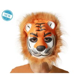 Máscara de Tigre Diseño Felino Realista para Disfraces, Halloween, Eventos Escolares, Fiestas Temáticas - Marrón (Novedad 2025) Precio: 1.49999949. SKU: B1JM8NQ98L