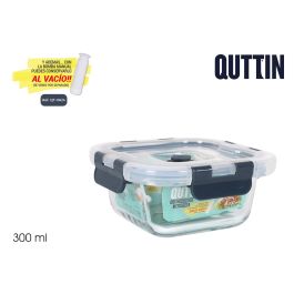 Fiambrera cuadrada con tapa Quttin 12.5x12.5 cm 300 cc (12 Unidades) Precio: 29.88999959. SKU: B15JXEB3PZ