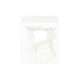 Mesita Auxiliar Moderno DKD Home Decor Blanco 40 x 46 x 40 cm Mesita Auxiliar Moderno DKD Home Decor Blanco 40 x 46 x 40 cm