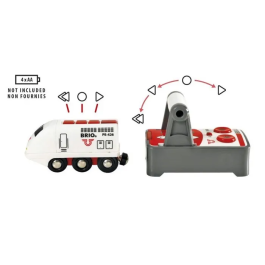 Brio World 33510 Tren de Pasajeros Controlado por Radio con Luz y Sonido