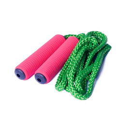 Amaya Cuerda de Entrenamiento en Polipropileno Trenzado con Mango Foam, 5 m, Mobiliario de Gimnasio