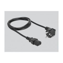 Delock Inyector PoE+ 802.3at 30W para 10 Gigabit Ethernet, Fuente de Alimentación Interior para Cámaras de Seguridad, 100-240V AC, Negro