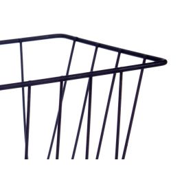 Soporte Negro Metal Percha Cesta Kinvara 28x20.5x16 cm (8 Unidades) Soporte Negro Metal Percha Cesta Kinvara 28x20.5x16 cm (8 Unidades)