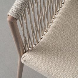 Silla Acero-Rattán Pe Exterior 57 X 58 X 74,50 cm