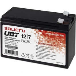 Salicru 013BS000001 Bateria SAI UBT 12V 7Ah, Acumulador de Energia Fiable para Sistemas de Alimentacion Ininterrumpida y Seguridad. Precio: 18.49999976. SKU: S7800429