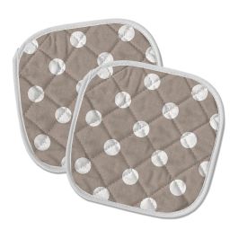 Inofix Agarradores de cocina acolchados Topos 20x20cm, 100% algodón, set de 2 unidades Precio: 5.50000055. SKU: S7909703