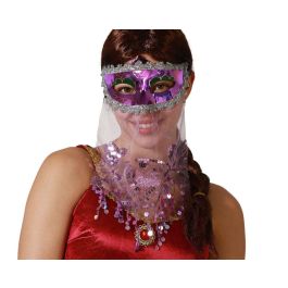 Máscara Morada Con Velo Plateado Y Lentejuelas Para Disfraz Oriental De Danza Árabe Precio: 1.49999949. SKU: B15YF35VL8