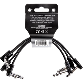 MXR Cable Ribbon Patch TRS 15 cm - Pack de 3