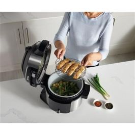 Ninja OL550EU Olla Eléctrica Multifunción SmartLid 11 en 1 Foodi, 6L, Cocina a Presión, Freidora de Aire, Vapor, Horneado
