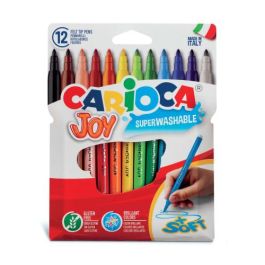 Carioca Rotulador Joy Caja de 12 Unidades Colores Surtidos Punta Fina Lavable Sin Gluten Precio: 1.79000019. SKU: B1J65LRY53