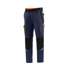 Pantalón Largo Deportivo Sparco Tech TW Azul oscuro Naranja Precio: 71.69000014. SKU: S37116040