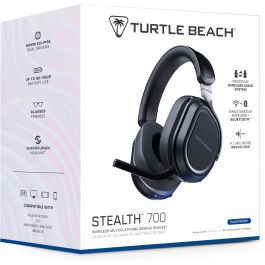 Turtle Beach TUR0731855031009 Auriculares Gaming Inalámbricos Stealth™ 700P Gen3 PS5 PS4 PC Móvil Bluetooth 80h Negro
