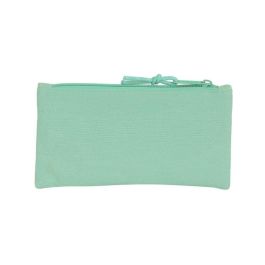 Blackfit8 Portatodo Escolar Doble Cremallera Turquesa para Niños, Estuche Resistente para Lápices y Material Escolar, Poliéster 600D