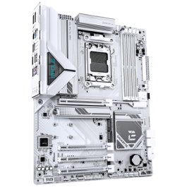 Gigabyte B850 EAGLE ICE Placa Base Blanca, Socket AM5, AMD B850, 4x DDR5, 256GB, HDMI, DP, 2.5GbE, ATX