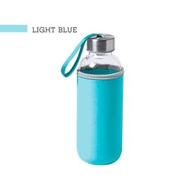 I-Drink Botella Borosilicato Isotérmica 500 mL A-Inoxidable Con Tapa Azul Claro En Neopreno Precio: 3.50000002. SKU: B1EYBQ8P4C