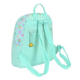 Safta Mini Mochila Smiley World Summer Fun 25x30x13cm Turquesa