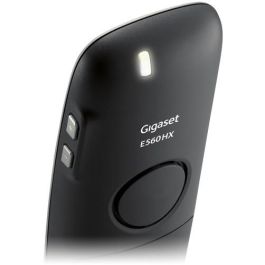 Gigaset E560HX Teléfono Inalámbrico DECT/Analógico Manos Libres Identificador de Llamadas Gris Plata