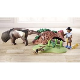Playmobil Wiltopia: Set de Juego Cuidado del Oso Hormiguero con Figura y Accesorios