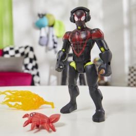 Figura spiderman mixmashers con 16 puntos de conexion. 12 cm - modelos surtidos