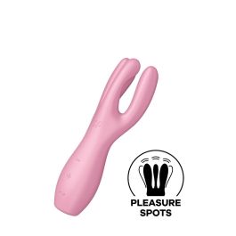 SATISFYER Threesome 3 Vibrador Rosa para Mujer SATISFYER Threesome 3 Vibrador Rosa para Mujer