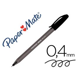 Paper Mate Bolígrafo Inkjoy 100 Cap Triangular Negro Caja 50 Ud