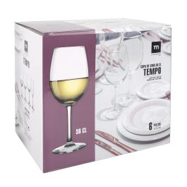 La Mediterranea Copa Vino Tempo 36 cl 6.4x6.4x20.2 cm (24 Unidades)