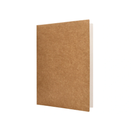Liderpapel Subcarpeta Folio DIN A4 Kraft Interior Blanco 240g/m2