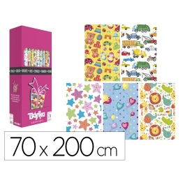 Papel De Regalo Rollo Basika 0,7X2 M (Caja De 50) Infantil Precio: 28.69000024. SKU: B1895VL8MD