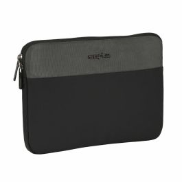 Safta Funda para Portátil 11,6'' Business Gris - Fabricada en 900D GUCCI NYLON y PVC LEATHER - Medidas 31x23x2cm