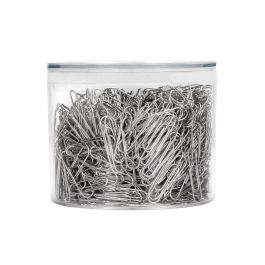 Q-connect Clips Niquelados nº2 33 mm Cubilete 1000 Unidades