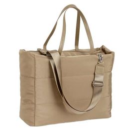 Bolso Bandolera Moos Camel Camel 54 x 31 x 17 cm Acolchado
