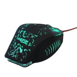 RATON GAMING APPROX APPFORCE - 2400DPI - COOL DESIGN - LED 7 COLORES - 6 BOTONES RATON GAMING APPROX APPFORCE - 2400DPI - COOL DESIGN - LED 7 COLORES - 6 BOTONES