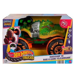 Mattel Coche Radio Control Hot Wheels Monster Trucks Smash o Saurus Escala 1:15