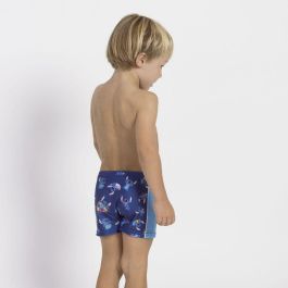 Bañador Boxer Para Niños Stitch Azul oscuro