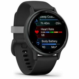 Garmin AAAAH39016 Reloj GPS Vivoactive 5, Smartwatch con WiFi, Pantalla 30.4mm (1.2"), Gris con Correa Negra