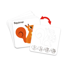 Imaginovo Puzle Infantil de Madera Cubos de Animales +24 Meses 15 Piezas 12 Patrones 22x22x6.4cm